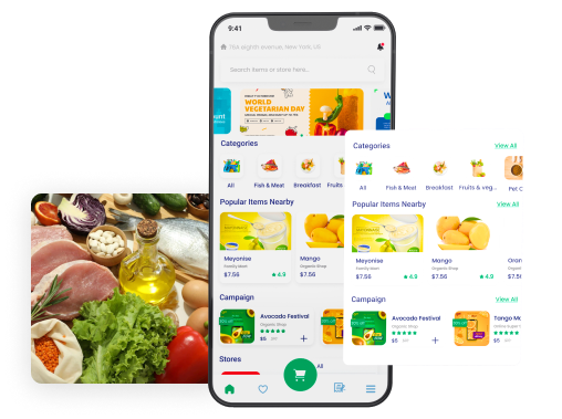 تطبيق Afrione — توصيل طعام وتسوق أونلاين في الجزائر